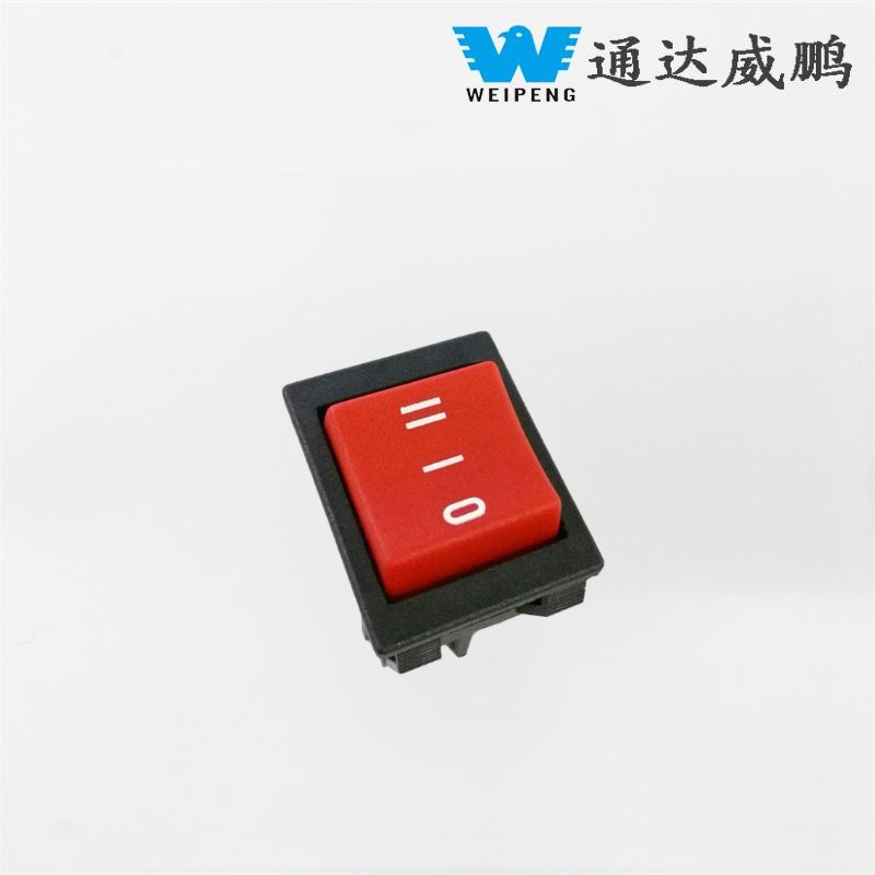 6-पिन 3-पोजीशन डबल रीसेट 16ए हाई-करंट स्विच