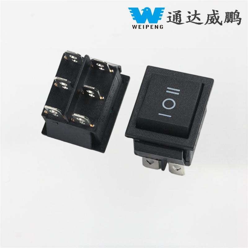 KCD4 रॉकर स्विच 31*25mm सिल्वर संपर्क 16A 250V