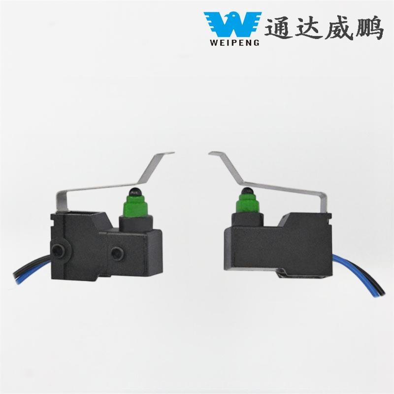 पोजिशनिंग पिन के साथ साइड-एग्जिट माइक्रो स्विच